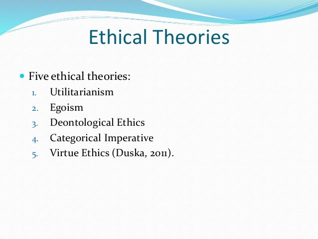 ethical theories