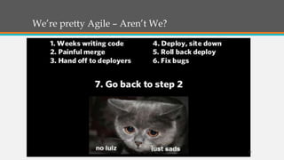 We’re pretty Agile – Aren’t We?

22

 
