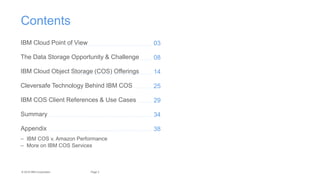 IBM Cloud Storage - Cleversafe | PPTX