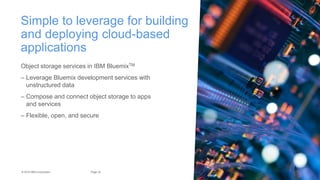 IBM Cloud Storage - Cleversafe | PPTX