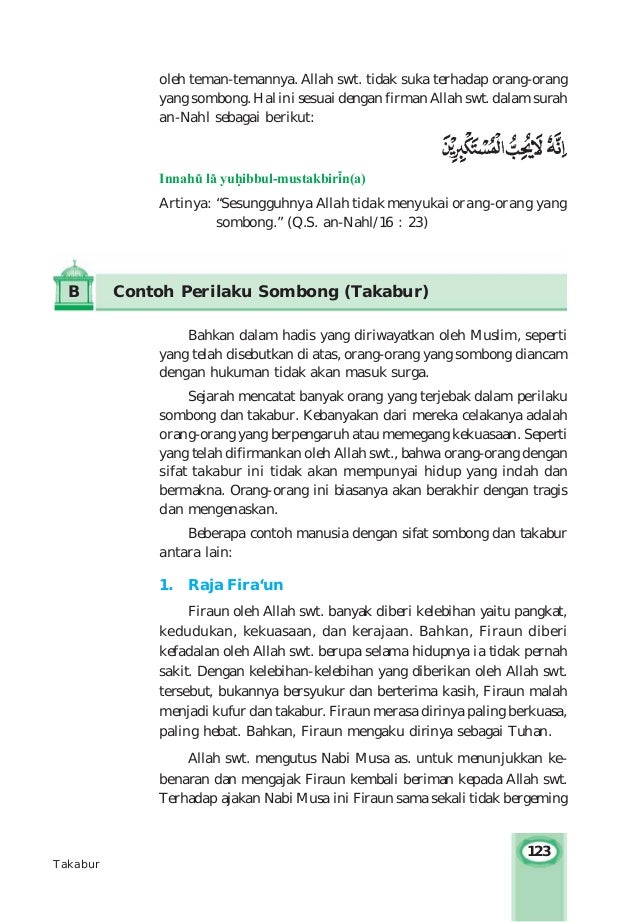 Pidato Singkat Tentang Menjauhi Sifat Takabur Extra
