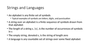 CD2 - Lexical Analysis Compiler Design PPT | PPTX