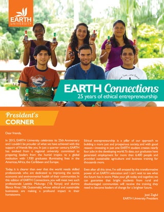April 2015 EARTH Connections