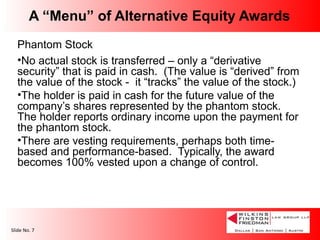Succession Planning using Equity Incentive Plan and ESOPs | PPT
