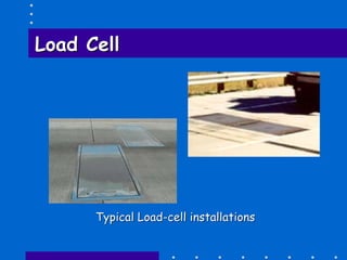Load CellLoad Cell
Typical LoadTypical Load--cell installationscell installations
 