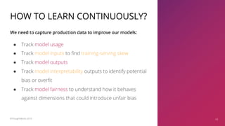 Continuous Delivery for Machine Learning