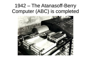 Timeline of Computing History | PDF