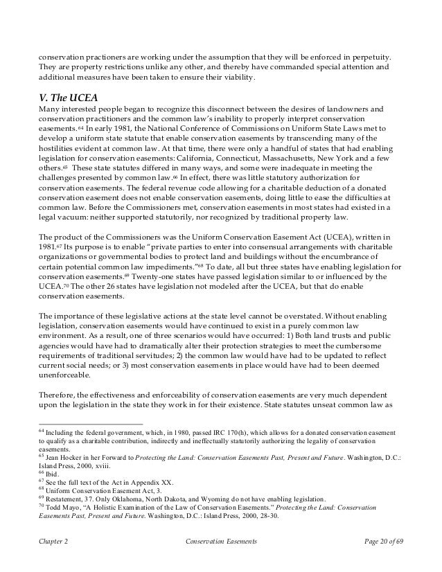 Conservation Easements And Oregon S Land Use Program