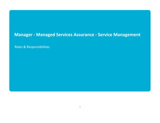 Roles and Responsibilities | PDF