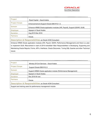 Amjad Qrieq _Oracle EBS Techno Functional Consultant - CV | DOC