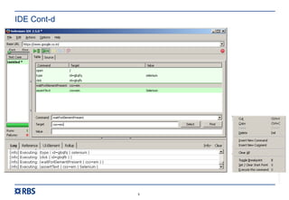 8
RBS54273
IDE Cont-d
 