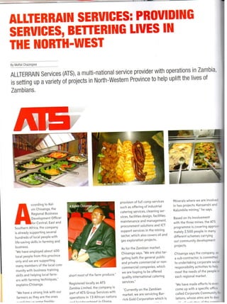 ATS Magazine News