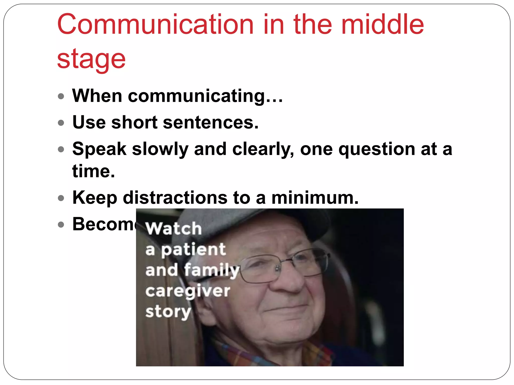 Communication & Dementia | PPTX