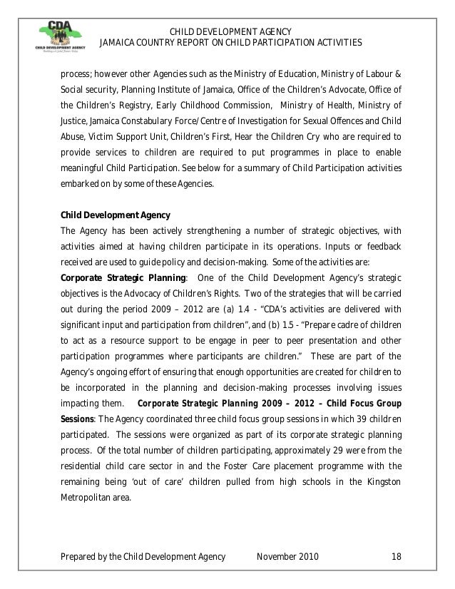 cda jamaicas national country report 2010 jamaica letter summary