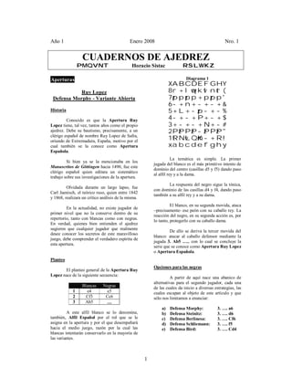 Siciliana Comentada Taimanov, PDF, Campeonato mundial de ajedrez