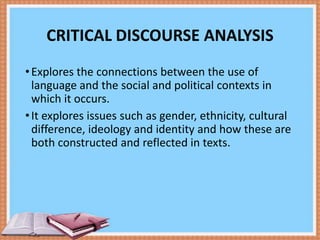 critical discourse analysis master thesis