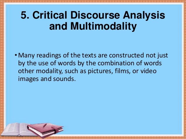 What is a critical discourse analysis