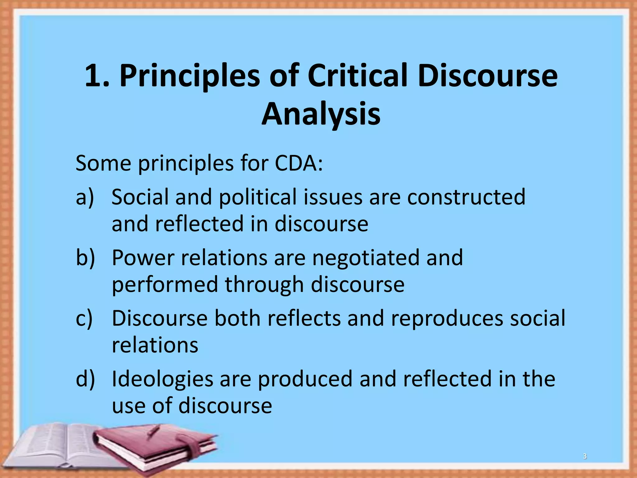 Critical discourse analysis | PPTX