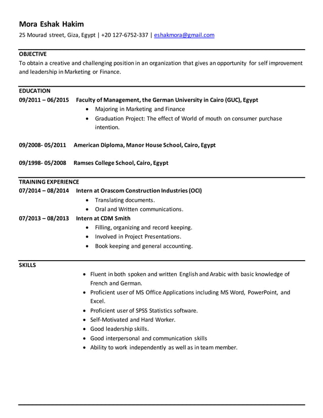 Mora Eshak CV PDF mora-eshak-cv-pdf