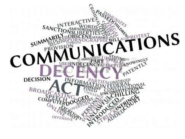 communication decency act