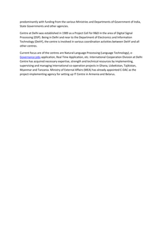 Cdac mohali PDF Cdac mohali PDF
