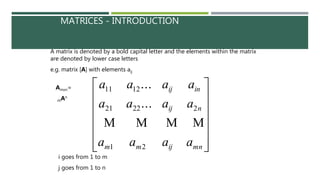 matrices and function ( matrix) | PPT