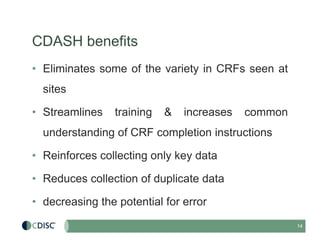 CDISC-CDASH | PDF