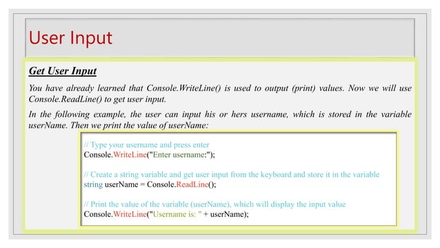 data types in C-Sharp (C#) | PPTX