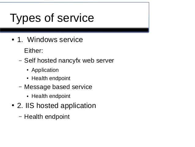 Continuous delivery of Windows micro services in the cloud