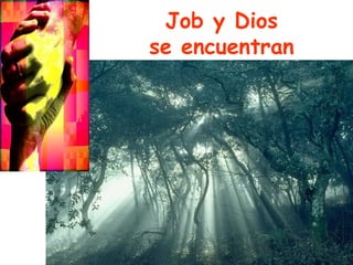 Job y Dios
se encuentran
 