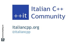 Dependency Injection in C++ (Community Days 2015)