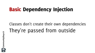 Dependency Injection in C++ (Community Days 2015)