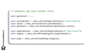Dependency Injection in C++ (Community Days 2015)