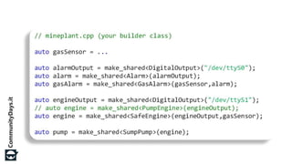 Dependency Injection in C++ (Community Days 2015)