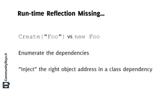 Dependency Injection in C++ (Community Days 2015)