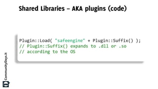 Dependency Injection in C++ (Community Days 2015)