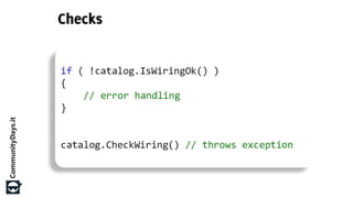 Dependency Injection in C++ (Community Days 2015)