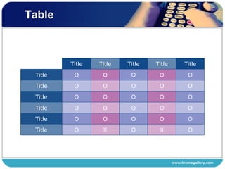 Table O O O O O Title O O O O O Title O X O X O Title O O O O O Title O O O O O Title O O O O O Title Title Title Title Title Title 