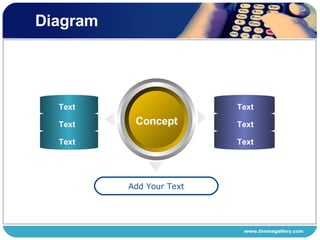 Diagram Concept Add Your Text Text Text Text Text Text Text 