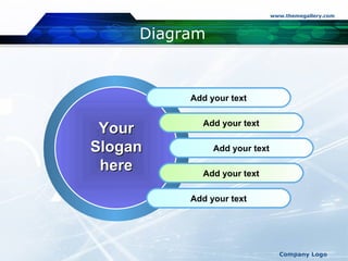 Diagram Add your text Add your text Add your text Add your text Add your text Your Slogan here 