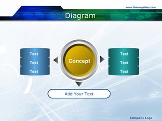 Diagram Concept Add Your Text Text Text Text Text Text Text 