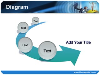 Diagram Add Your Title Text Text Text Text 