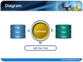 Diagram Concept Add Your Text Text Text Text Text Text Text 