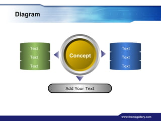 Diagram Concept Add Your Text Text Text Text Text Text Text 