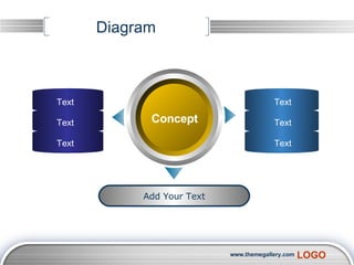 Diagram Concept Add Your Text Text Text Text Text Text Text 