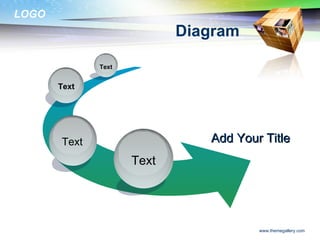 Diagram Add Your Title Text Text Text Text 