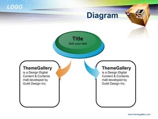 Diagram ThemeGallery   is a Design Digital Content & Contents mall developed by Guild Design Inc. Title Add your text ThemeGallery   is a Design Digital Content & Contents mall developed by Guild Design Inc. 
