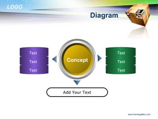 Diagram Concept Add Your Text Text Text Text Text Text Text 