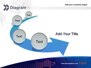Diagram Add Your Title Text Text Text Text 