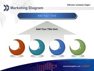 Marketing Diagram Add Your Text Add Your Title here Text1 Text1 Text1 Text1 